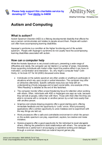 Autism and Computing