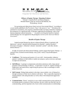 2000 Psychology Department Objectives