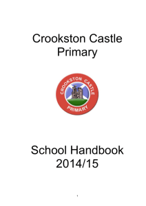 to see the Handbook for 2015/16 - Crookston Castle Primary School