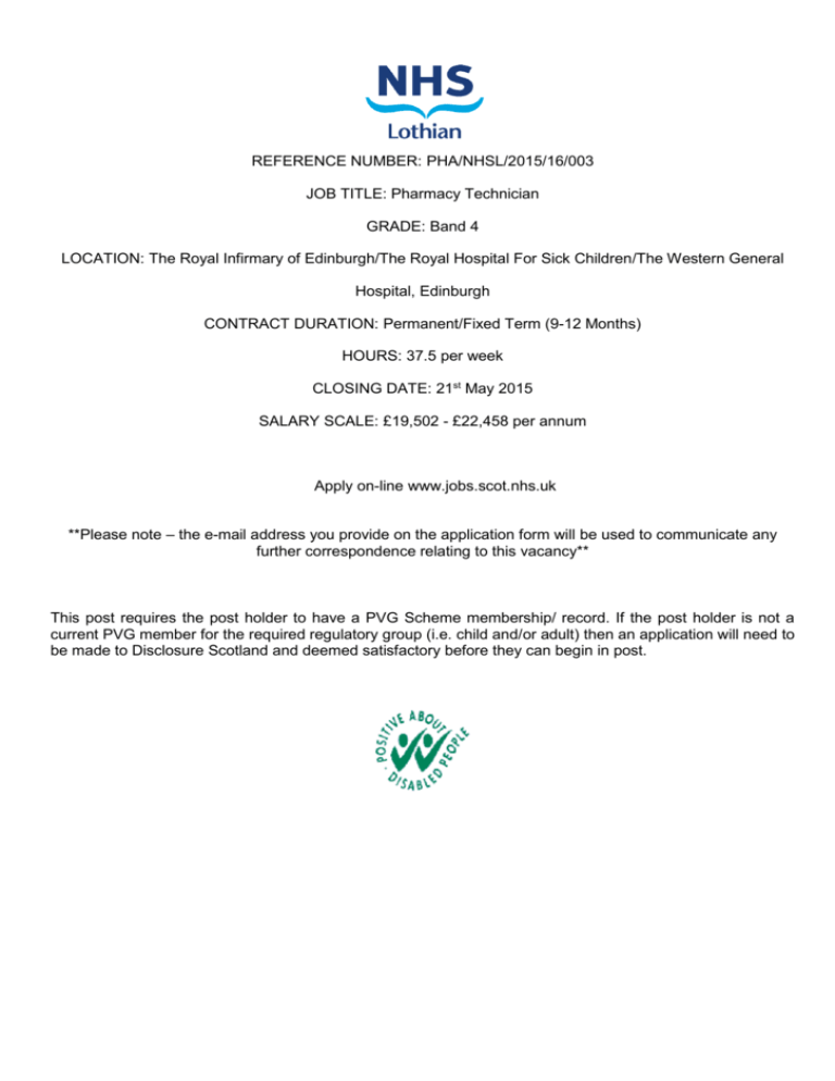 Nhs Lothian NHS Scotland Recruitment