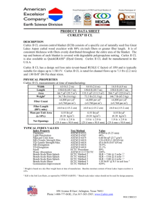 product data sheet - American Excelsior Co.