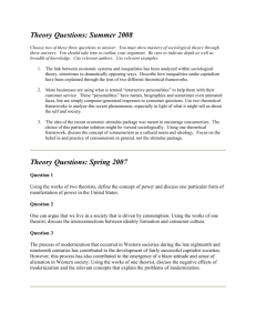 Theory Questions: Summer 2008