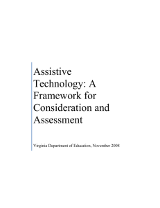 Assistive Technology - T/TAC - Virginia Commonwealth University