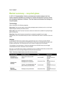 Document | DOC | 108KB Recycled glass market analysis summary
