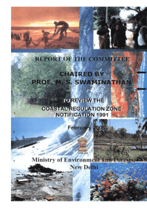 DRAFT REPORT OF - Ministry of Environment and Forests