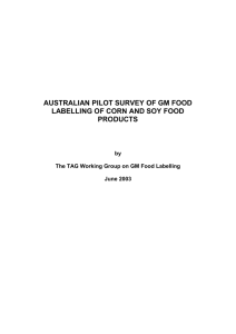 Genetically Modified Food - Food Standards Australia New Zealand
