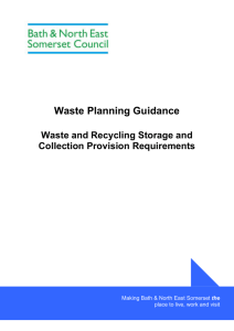 Waste Management Guidance for New Developments