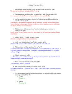 Sci 9 Review Worksheet 2.1 With Answers