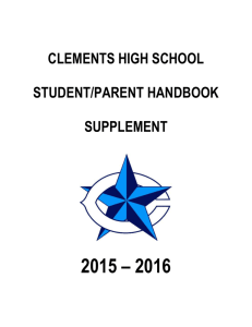 CHS 2015-2016 Student Handbook