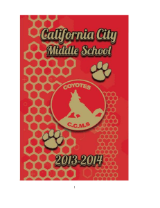 CCMS Student Handbook - Mojave Unified School District