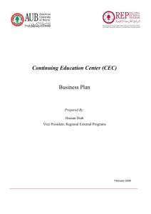 Continuing Education Center (CEC)