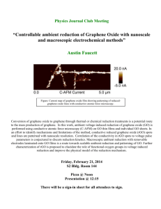 Physics Journal Club Meeting “Controllable ambient reduction of