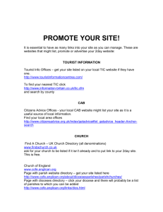 PROMOTE YOUR SITE - Uckfield Baptist Church