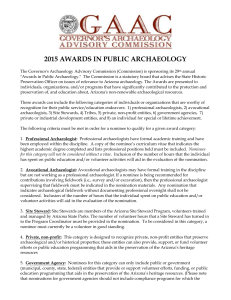 2015 awards in public archaeology