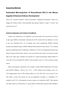 Automated Microinjection of Recombinant BCL-X into