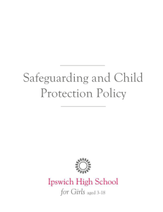 Safeguarding and Child Protection Policy