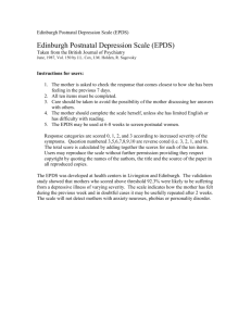 Edinburgh Postnatal Depression Scale (EPDS)