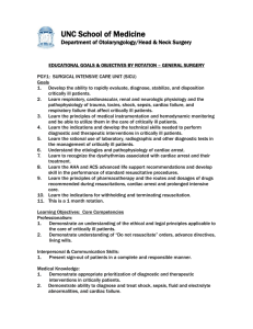 Overall Policies for University of North Carolina Hospital