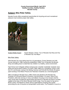 Bike Rider Safety Info Sheet