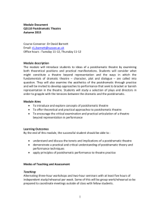 Course Document - University of Sussex