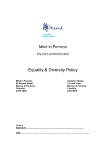 Equality and Diversity policy