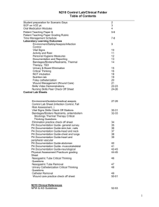 N210 Control Lab/Clilnical Folder