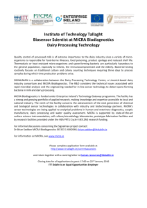 MiCRA Biodiagnostics - Institute of Technology Tallaght