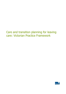 Care and transition planning for leaving care