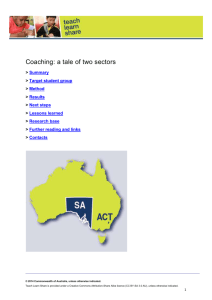 Coaching: a tale of two sectors