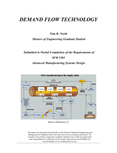 Demand Flow Technology - Oklahoma State University