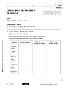 48-Detecting nutrients in foods modified