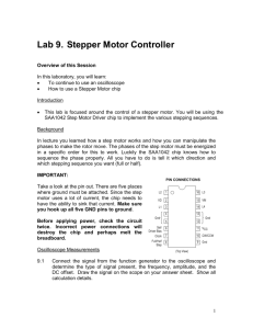 Lab 9: Stepper Motor