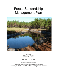 Example Management Plan 1 - Wildlife Ecology and Conservation