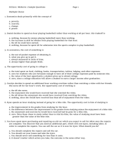 ECO201: Midterm 1 Sample Questions Page 1
