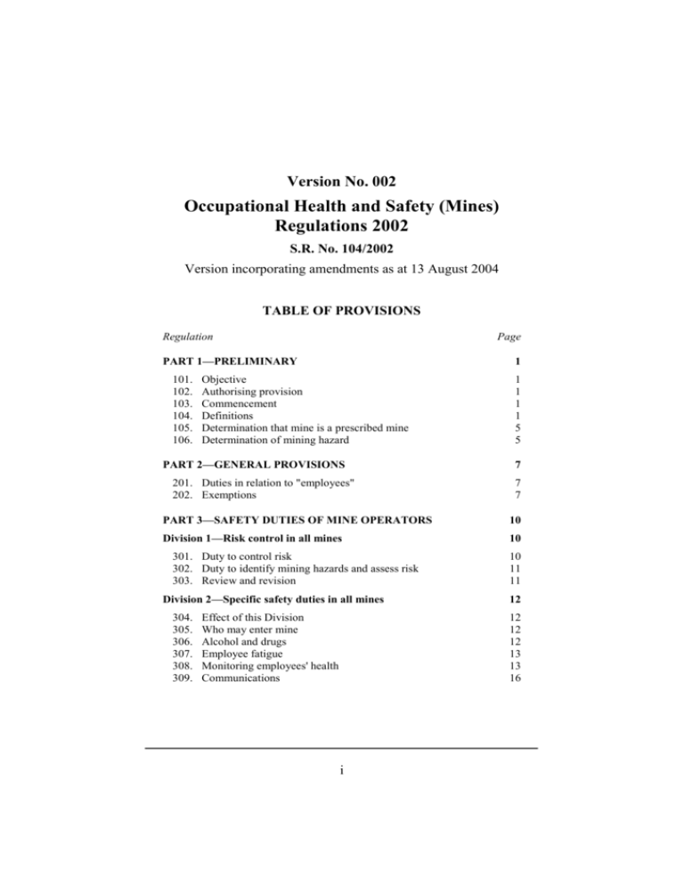 occupational-health-and-safety-mines-regulations-2002