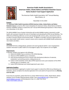 Application for Student Travel Support