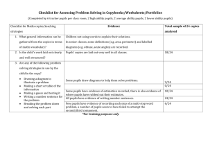 3. Copybook Checklist for Problem Solving
