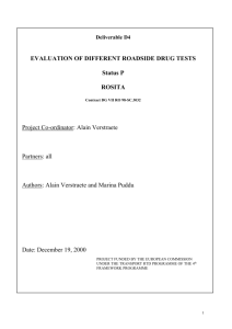 14.1 Urine tests