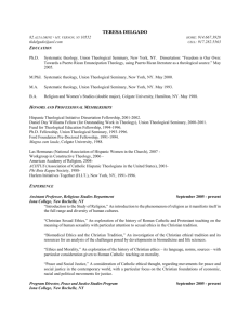 TERESA DELGADO - Departments & Programs