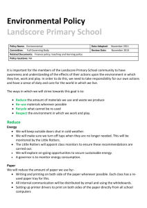 Environmental Education Policy