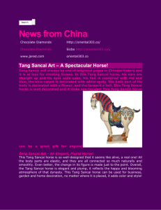 Tang Sancai Art – A Spectacular Horse! | News from China