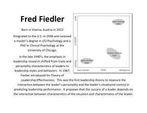 Fred Fiedler