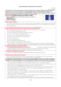 Drug Information Sheet("Kusuri-no-Shiori") Injection Revised: 08
