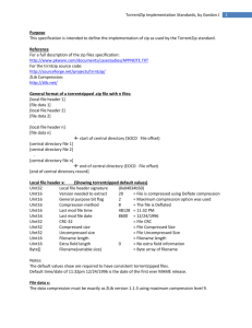 TorrentZip File Format