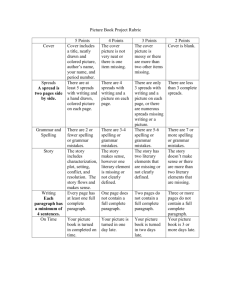 Picture Book Project Rubric
