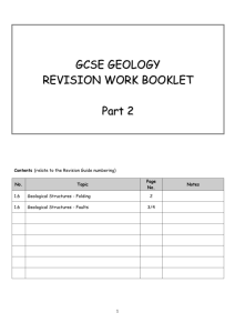 GCSE Geology revision workbook part 2 answers