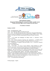 International seminar Integrated Methodology for research in Baltic