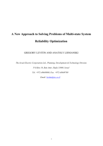 # MULTI-STATE SYSTEM AND THEIR RELIABILITY INDICES