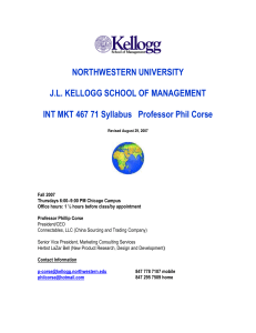 Individual 55% - Kellogg School of Management