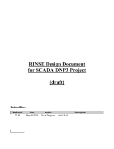 RINSE Design Document - scada-dnp3